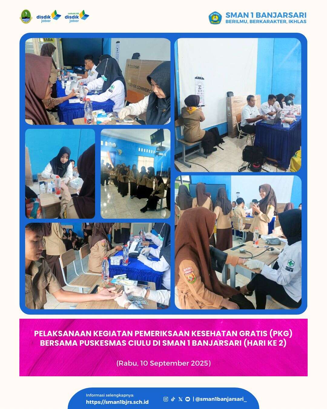 PROSES PEMERIKSAAN KESEHATAN GRATIS